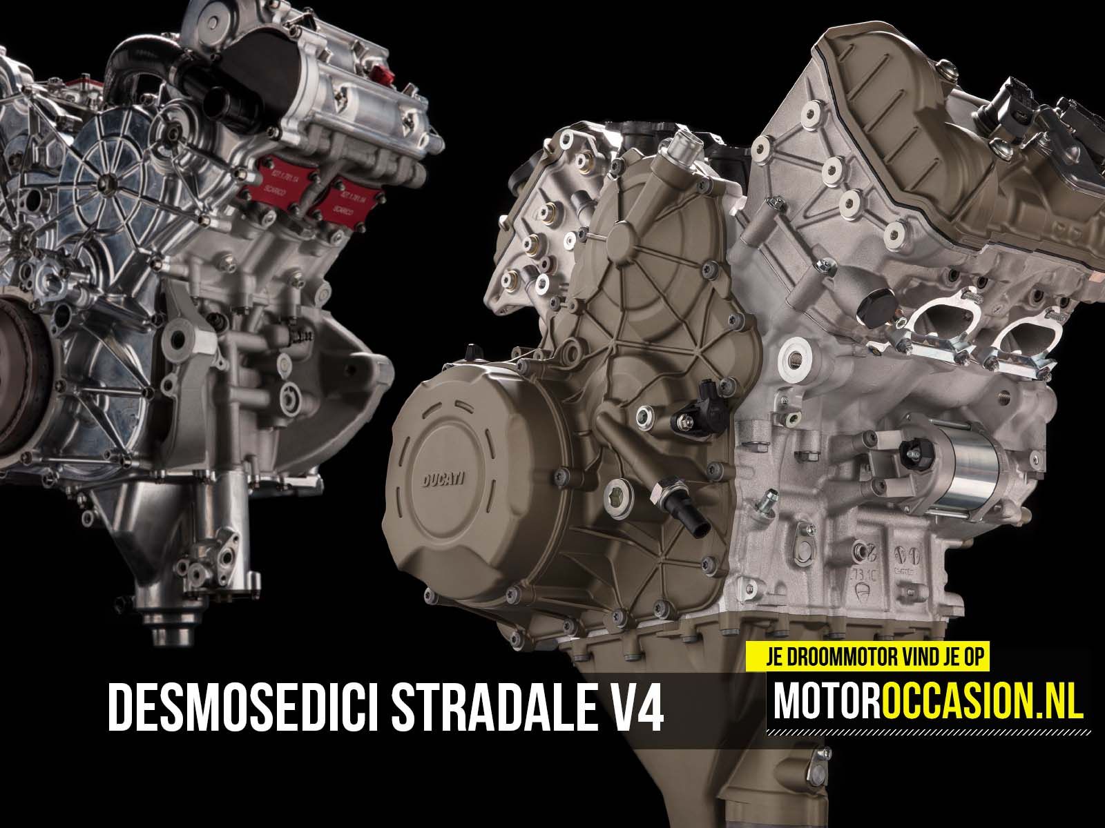 Desmosedici Stradale : een V4 voor de Ducati sportmotor van morgen