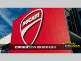 Bedrijfsresultaat is bevestigd op 7% voor Ducati in 2018