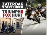 Win een reis naar de Triumph fabriek, doe mee met de Triumph Fox Hunt!&nbsp;