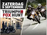 Win een reis naar de Triumph fabriek, doe mee met de Triumph Fox Hunt!&nbsp;