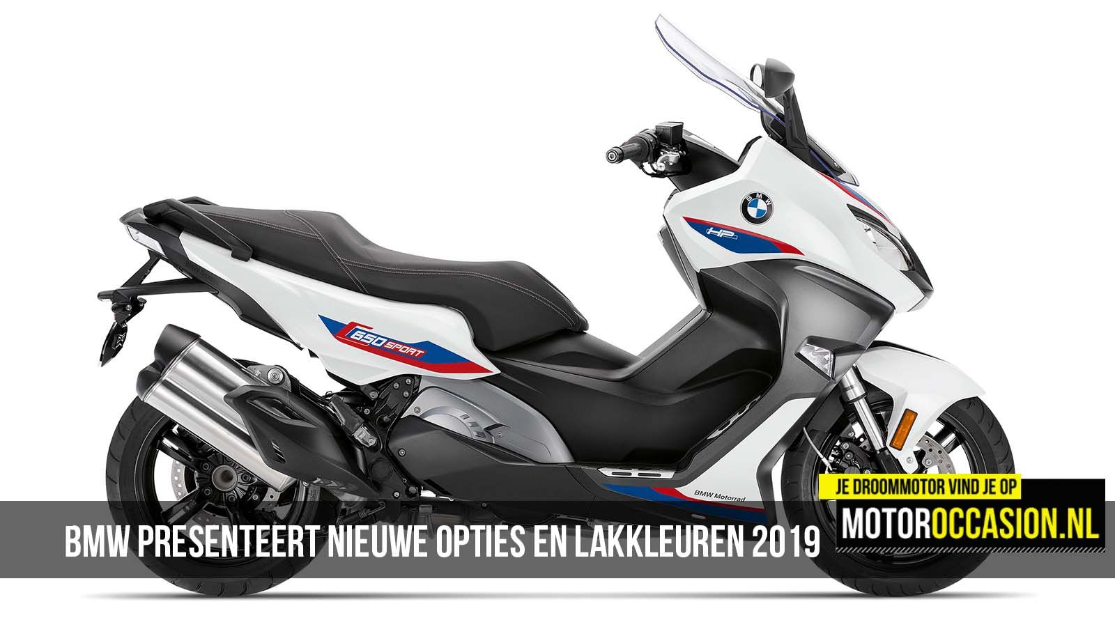 BMW Motorrad presenteert nieuwe opties en lakkleuren voor modeljaar 2019
