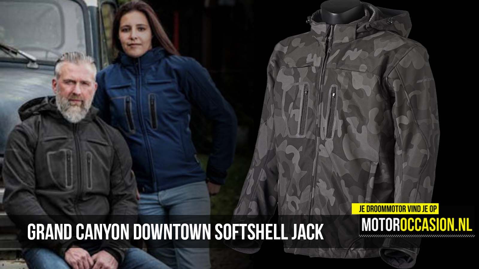 Softshell motorjack van Grand Canyon