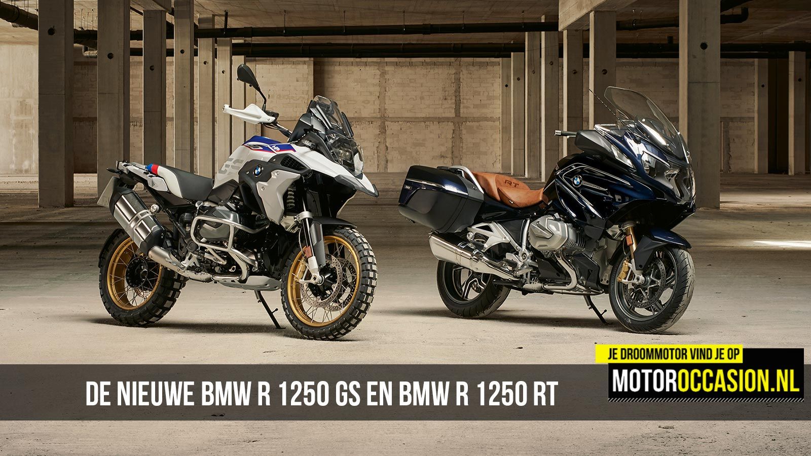 De nieuwe BMW R 1250 GS en BMW R 1250 RT