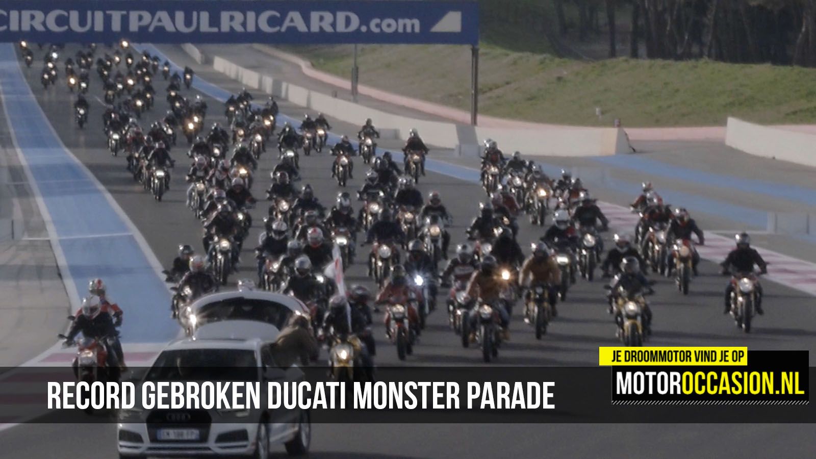 Record gebroken voor de grootste Ducati Monster Parade