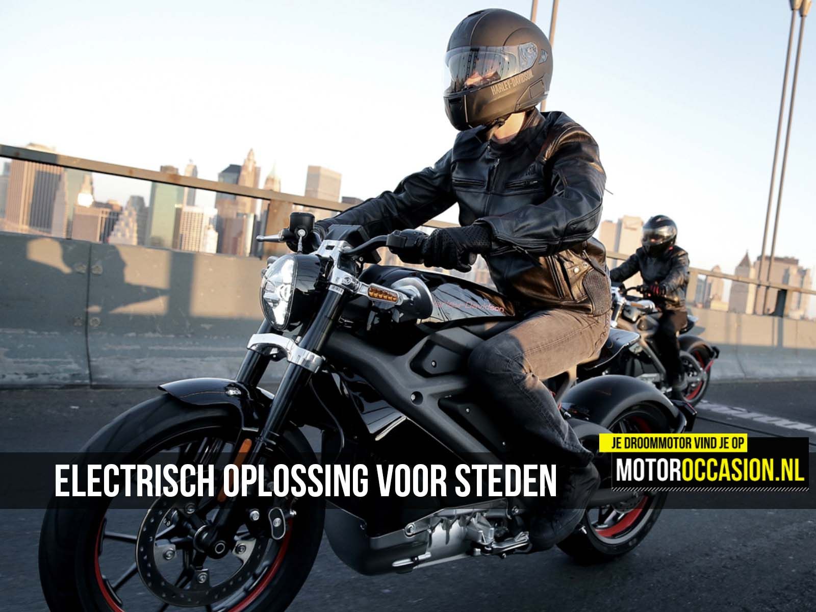 Elektrische motoren en scooters met name als oplossing van mobiliteit in stedelijke gebieden