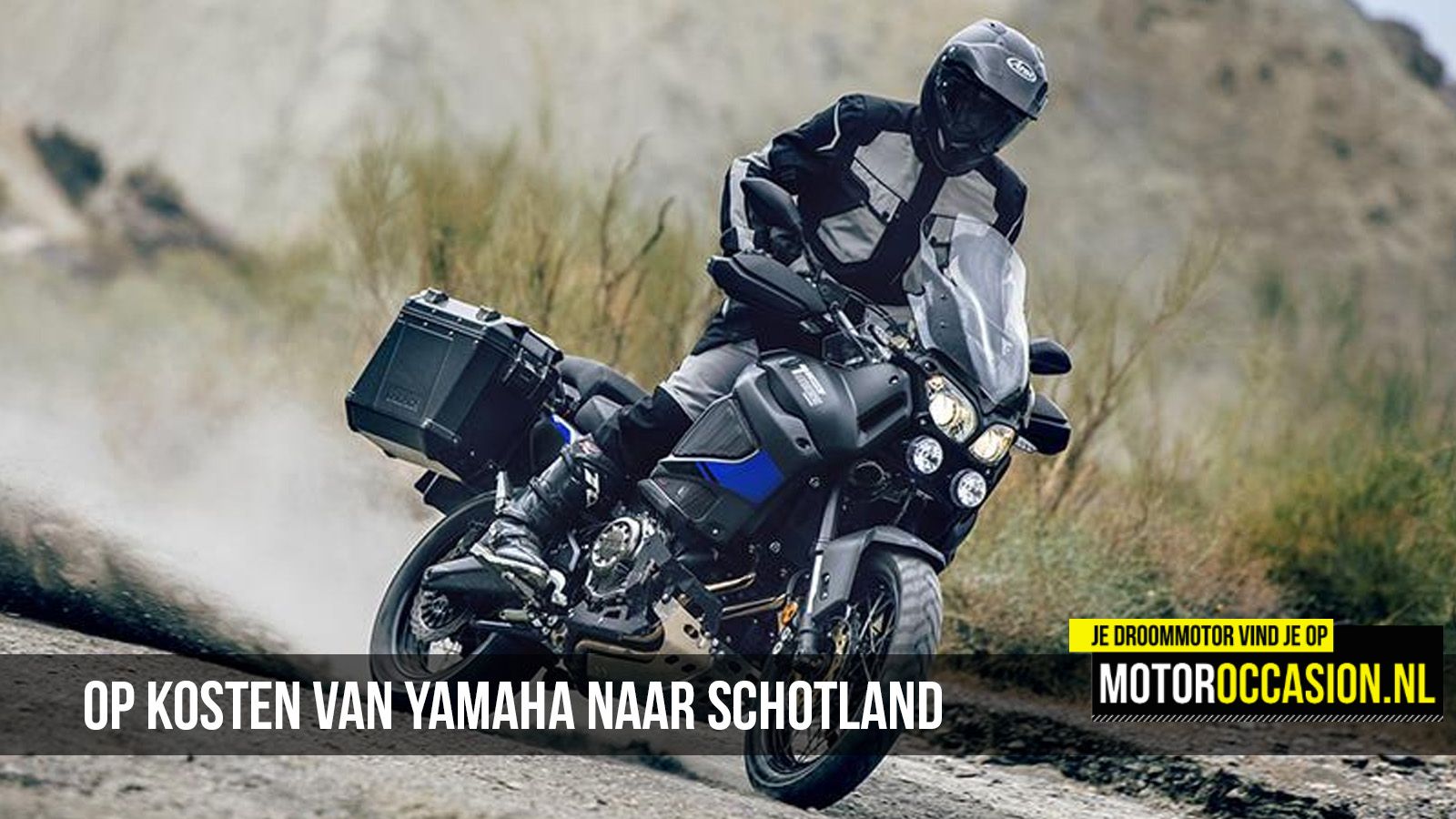 Op kosten van Yamaha naar Schotland