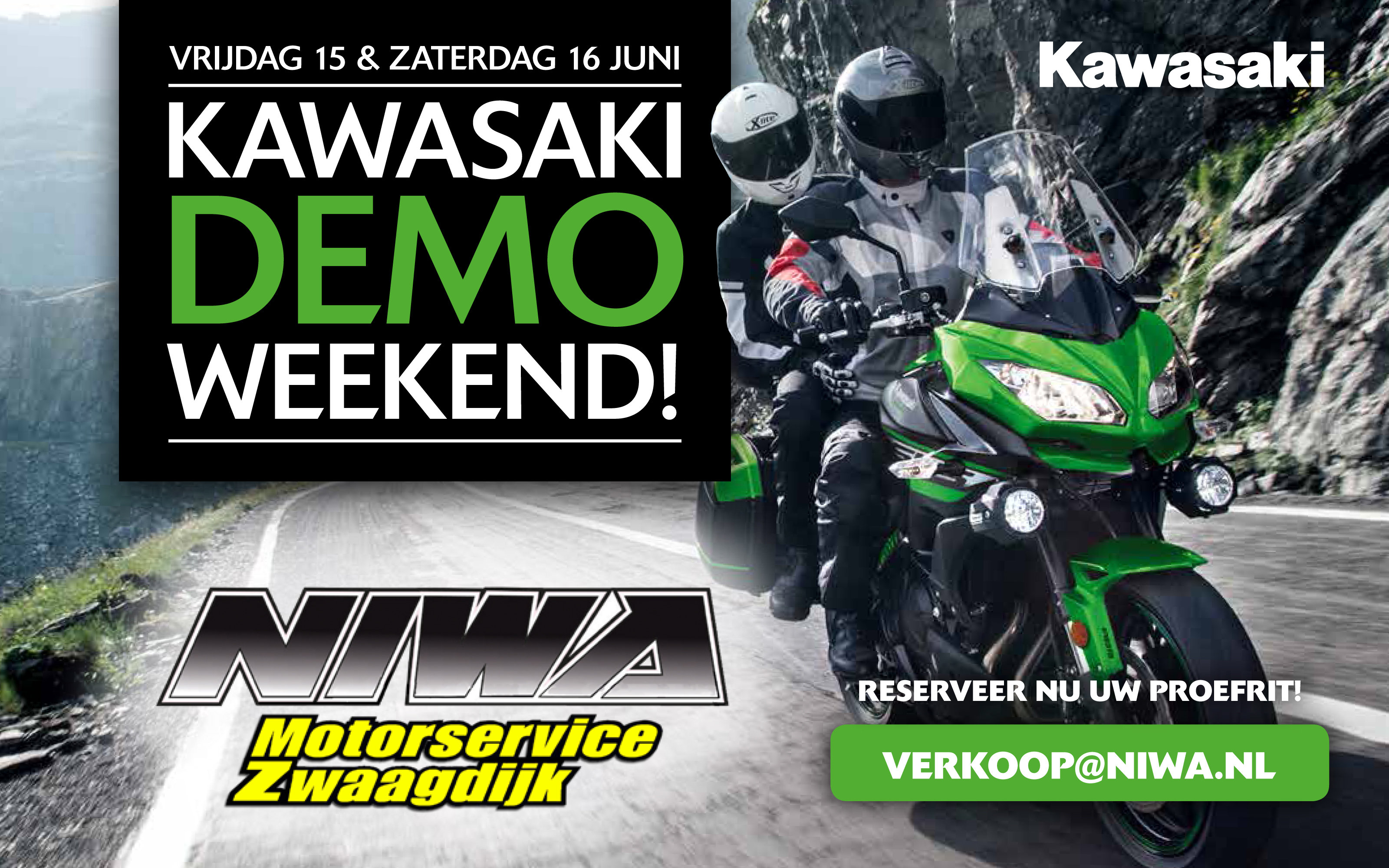 15+16 juni: Kawasaki Demo Weekend
