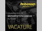 Vacature ervaren 1e motorfietstechnicus M/V (fulltime)