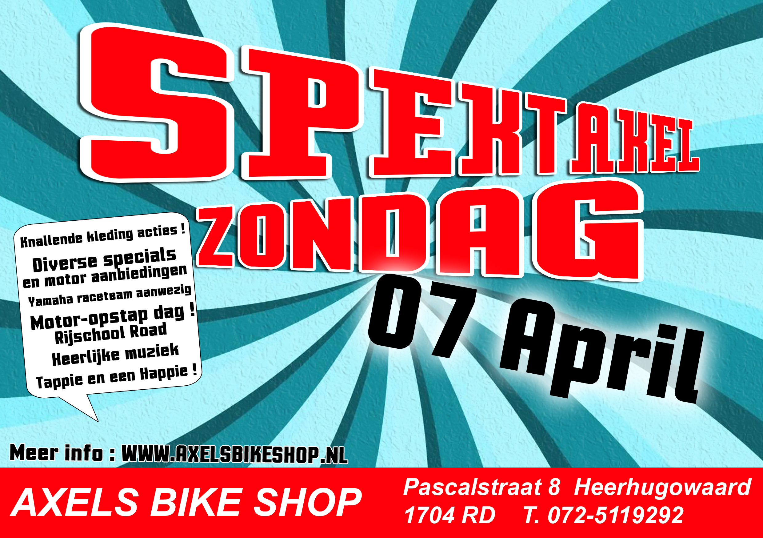 Spektakel Zondag 7 April Axels Bike Shop